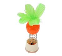 Qudinip Pet Spring Treat Toy Rompecabezas Interactivo Dispensador de Alimentos para Gatos y Perros ABS y Silicona No Tóxicos 16,5x6,3 Cm