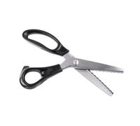 Qudinip Picsissors de Piel de Vestir de Vestimenta Profesional, Cuchillas de Acero Inoxidable de Borde Redondo/triangular de 23 Cm con una Junta de Rodamiento de Bolas para Revestimientos (7 mm mm)