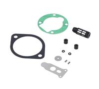 Qudinip Piezas de Repuesto para Compresor de Aire PCP, Kit de Repuesto de 12 V con Junta de Papel de 2 Orificios y 4 Orificios, Anillo de Sellado, Boquilla de Filtro de Admisión, para