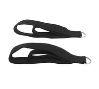 Qudinip Pilates D Ring Loops Longitud Ajustable Agarre Fuerte 2 Piezas para Entrenamiento Físico en Casa