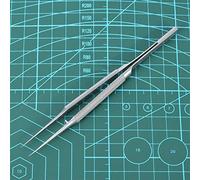 Qudinip Pinzas de Acero Inoxidable, Punta de Precisión de 0,15 Mm, Antimagnéticas para Mantenimiento del Hogar, Duraderas y Ligeras, 1 Pieza