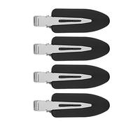 Qudinip Pinzas para el Cabello para Mujer, Elegantes Accesorios de Pasador que No Se Doblan para el Peinado Diario, 4 Pinzas Ligeras y Duraderas Hechas de ABS y Aleación (cuatro hojas negras)
