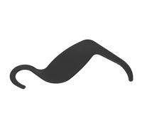 Qudinip Plantillas de Maquillaje Facial para una Aplicación Rápida Contorno Elegante de Pómulos y Cejas Adecuado para Todo Tipo de Piel Material Impermeable No Tóxico (Negra)