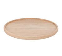 Qudinip Plato de Madera para Pizza, Bandeja para Servir No Tóxica, Plato de Comida Multiusos para el Hogar y el Restaurante, 30 Cm de Diámetro