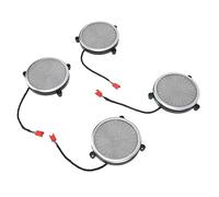 Qudinip Reemplazo de la Cubierta del Altavoz de la Puerta del Coche para L494 Sport con Característica Luminosa de Acero Inoxidable Duradero para 4 Puertas