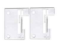 Qudinip Reemplazo de Placa de Aguja para Máquina Overlock, Accesorio de Costura de Hierro Duradero para Modelo 14SH, 2 uds.