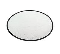 Qudinip Reflector 2 en 1 Silver Gold Mini Reflector de Fotografía Redondo Portátil para un Relleno de Luz Suave y Detalles Claros - Material de Tela, Incluye Bolsa de Almacenamiento (80cm)