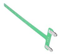 Qudinip Regla de en Forma de T, Herramienta de Medición Ligera de Aleación de Aluminio para Tiro con de Precisión, 1 Unidad (Verde)