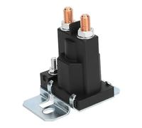 Qudinip Relé Solenoide de Arranque de 100 A para Cortacésped y Vehículos Todo Terreno, Bobina de Latón de Alta Potencia y Material ABS Duradero, Fácil Instalación, 1 Unidad (24V)