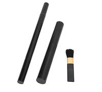 Qudinip Relleno de Lápiz para Barba, Resistente Al Agua, de Larga Duración, para Bigote, Herramienta para Dar Forma a Doble Cabeza, 3 uds. (Marrón oscura)