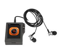 Qudinip Reproductor de MP3 con Pantalla Táctil Completa, Reproductor de Música Portátil de Alta Fidelidad con Radio FM para Amantes de la Música de 2,4 Pulgadas (Negra)