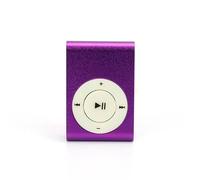 Qudinip Reproductor de Mp3, Mini Reproductor de Música, Reproductor de Mp3 Portátil con Clip sin Memoria Incorporada Tarta TF USB 2.0 3.5 Mm Batería Recargable para Reproducción de (mi)