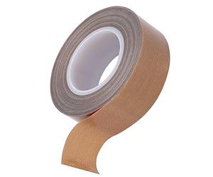 Qudinip Rollo de Cinta de PTFE, Cinta Aislante de Sellado Adhesivo Resistente a Altas Temperaturas con Propiedades Antienvejecimiento, para Máquina Selladora Al Vacío y (Espesor 0,25*Ancho