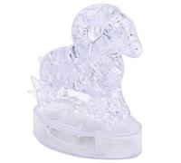 Qudinip Rompecabezas de Cristal de Constelaciones de Bricolaje con Luz LED para Decoración del Hogar y Desarrollo Divertido del Cerebro, Juego de 6 Piezas Transparente y Colorido (Aries)