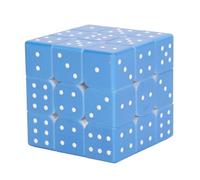 Qudinip Rompecabezas de Velocidad Braille 3x3 con Diseño en Relieve 3D para Entrenamiento Cerebral y Alivio del Estrés para Personas Ciegas ABS Ecológico
