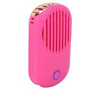 Qudinip Secador de Pestañas Mini Ventilador Portátil para Decoración de Uñas e Injerto de Pestañas Diseño Compacto con Velocidad de Aire Ajustable 4,7 X 2,8 X 1,2 Pulgadas (rojo rosado)