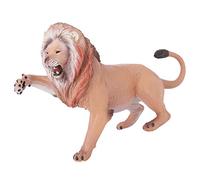 Qudinip Simulación Modelo Animal Juguete Educativo para Niños Decoración del Hogar y Aprendizaje Diversión Ecológico PVC 1 Unidad (PL127-1467 León Africano)