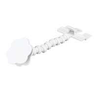 Qudinip Soporte de Clip Multiarticulación para Palo Selfie para Mascotas para Tomar Fotos de Tus Amigos Peludos, 6,9 Pulgadas de Largo, Diseño Liviano (Blanca)