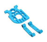 Qudinip Soporte de Montaje de Motor de Coche RC Piezas de Mejora de Aleación de Aluminio de Alto Rendimiento para TT01 1 Base de Fijación del Motor 2 Bases de Fijación del Segundo Piso
