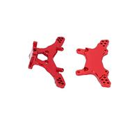 Qudinip Soporte de Suspensión Delantera y Trasera para Coche, Aleación de Aluminio Ligera Mejorada, para LOSI Mini-T 2,0 1/18, Accesorios para Coche con Control Remoto (Roja)