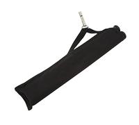 Qudinip Soporte para Carcaj de Tiro con de Tela Oxford con Dos Tubos de Flecha para Caza con y Práctica de Objetivos, Ligero y Duradero, 1 Carcaj de Flecha (Negra)