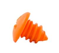 Qudinip Tapón de Botella de Rosca Sellador de Silicona Ideal para Conservar la Frescura del Vino en Fiestas y Días Festivos 1 Unidad (Naranja)