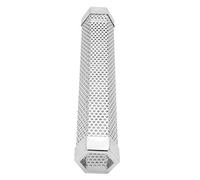 Qudinip Tubo Ahumador para Barbacoa, Generador de Humo Duradero de Acero Inoxidable para Parrilla de Carbón, Perfecto para Cocinar Al Aire Libre, 31x5,8 Cm, 1 Unidad