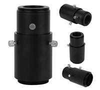 Qudinip Tubo de Extensión de 1,25 Pulgadas de Metal Ajustable para Telescopio Astronómico Rosca M42x0,75, Aleación de Aluminio Duradera, Ligero y Compacto, 1 Unidad
