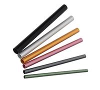 Qudinip Varilla para Dar Forma a las Uñas, Tubo de Aluminio de 6 Tamaños, Varilla para Formar la Punta de las Uñas para Extensión de de Gel UV Acrílico, con 5 Cajas de Diseño