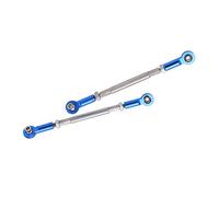 Qudinip Varillas de Acoplamiento de Dirección, Metal Duradero para Unlimited Desert Racer 1/7 RC, Acero Inoxidable, 2 uds.