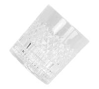 Qudinip Vaso de Whisky 300ml Elegante Diseño Tallado Ideal para Bourbon y Cócteles para Fiestas Vidrio de Alto Borosilicato