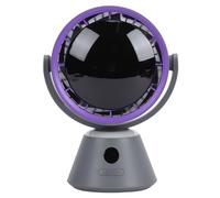 Qudinip Ventilador de Mesa USB de Alta Velocidad con Pantalla Digital 3 Engranajes Ajustables para Oficina en Casa 6.89x4.72x9.45in