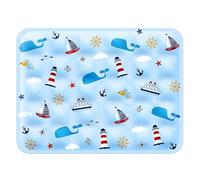qudkdhs Alfombrilla Refrescante para Gatos Y Perros, para Mascotas con Gel Autoenfriador, Portátil, Fácil De Limpiar (A-Style,M-40x50cm)