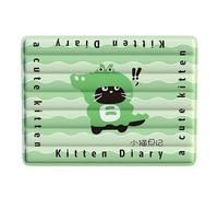 qudkdhs Alfombrilla Refrescante para Perros Y Gatos,para Mascotas Que Alivia El Calor, Ideal para Jaulas, Casetas Y Camas (L(45x60cm),Green)