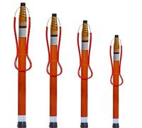 qudkdhs Gancho Salvavidas telescópico de Fibra de Vidrio para Piscina, 4,5 x 5,7 x 6,4 m, para Estanque, Lagos, ríos y Objetos rescatados (4 Unidades, 6,5 m)