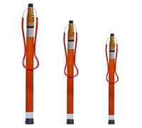 qudkdhs Gancho Salvavidas telescópico de Fibra de Vidrio para Piscina, 4,5 x 5,7 x 6,4 m, para Estanque, Lagos, ríos y Objetos rescatados (3 Unidades, 6,5 m)