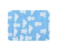 qudkdhs Manta Alfombra Refrescante para Perros Y Gatos,Alfombrilla Refrescante para Mascotas, Manta Refrigerante Perro, Cama Frio Animales Colchon Mascotas para Verano (A-Style,S(30x40cm))