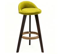 qudkdhs Taburetes De Madera para Barra De Desayuno (G-Brown Legs,50cm)