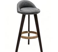 qudkdhs Taburetes De Madera para Barra De Desayuno (I-Brown Legs,60cm)