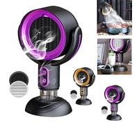 qudkdhs Ventilador Puff Chill para Fumar, Ventilador para Fumar Puff Chill, filtros purificadores de Humo Lorivu, Ventilador Alto para Fumadores, Cocina portátil Purple Charging