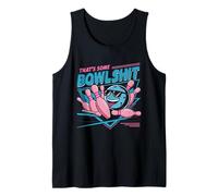 Que algunos bolos en los bolos golpean a un divertido equipo de bolos dividido Camiseta sin Mangas