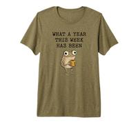 Qué año Esta Semana ha Sido estresada Rana de Lluvia del Desierto Camiseta Premium