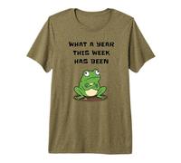Qué año Esta Semana ha Sido Frog Meme Camiseta Premium