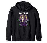 Que Arda el Miedo 8 Marzo Día de la Mujer 8m Feminista Sudadera con Capucha