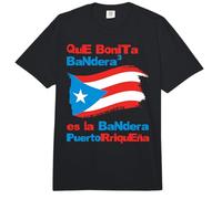 Qué Bonita Bandera Puerto Rico Pride Design Comfort Colors Adult Heavyweight T-Shirt