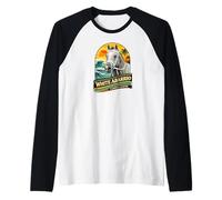 Qué Caballo Abarrio, Carreras de Caballos, Santa Anita, del Mar Camiseta Manga Raglan