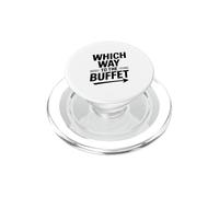 Qué Camino al Buffet Amante de la Comida Divertida PopSockets PopGrip para MagSafe