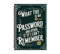 ¿Qué carajo es Contraseña y otras Mierdas que no recuerdo? Organizador de cuentas de Internet, organizador de contraseñas para personas mayores, mujeres, hombres, lugar de trabajo, universidad