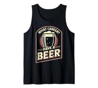 Qué Carrera Tener Una Cerveza Divertido Diseño De Beber Camiseta sin Mangas