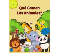 Qué comen los animales? Libro educativo de 80 páginas con juegos, colorear y actividades sobre 20 animales+